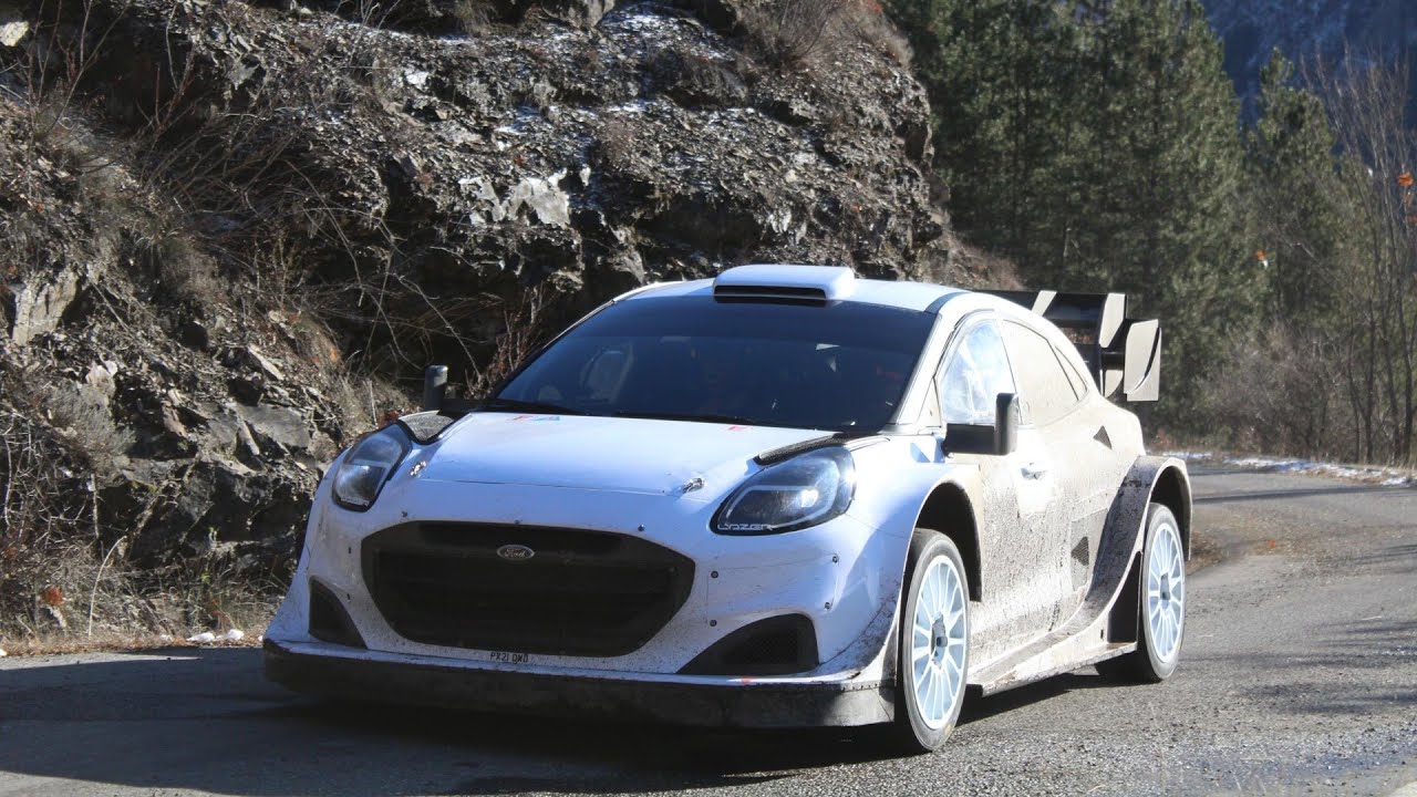 Test Josh McErlean - Romet Jürgenson Rallye Monte-Carlo 2026 | Ford Puma Rally1 - Ford Fiesta Rally2