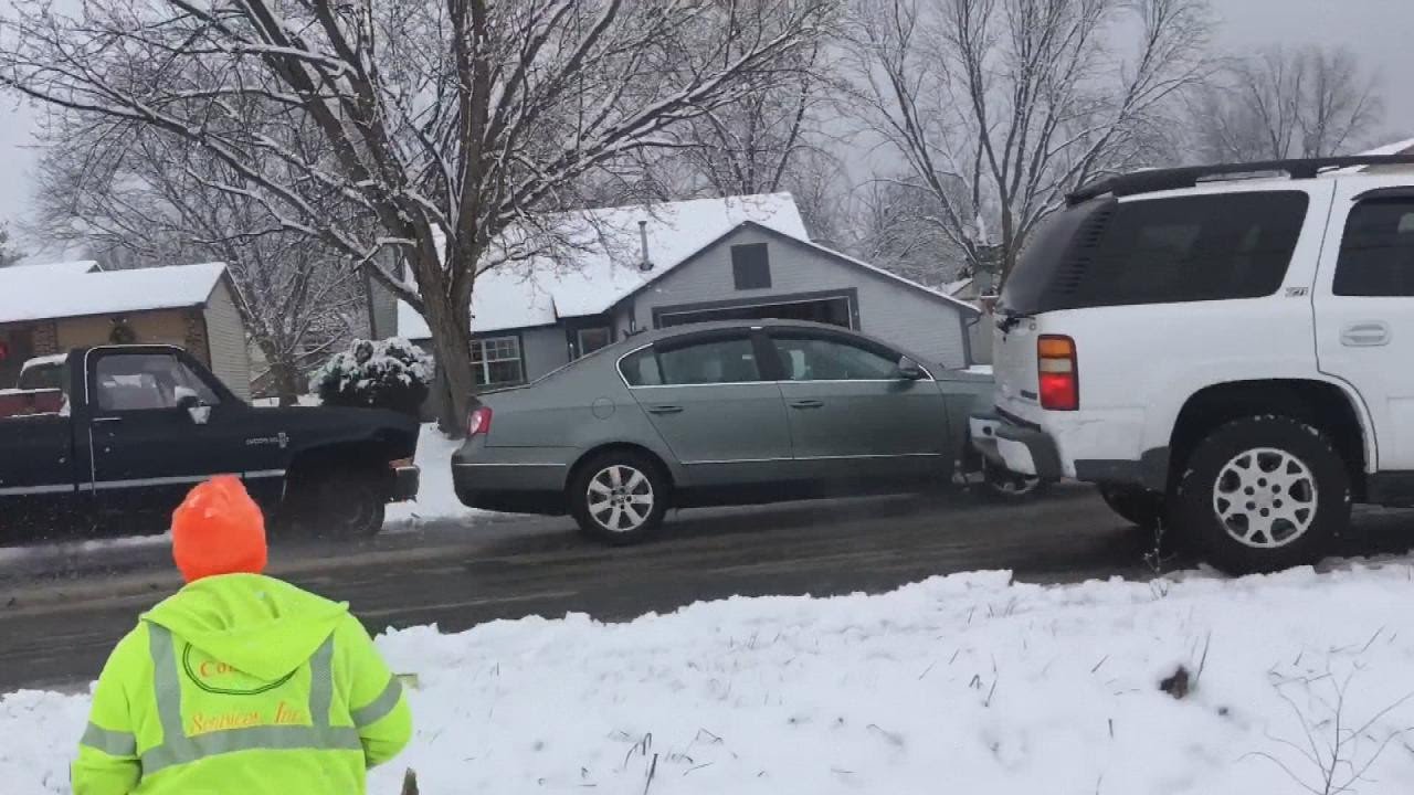 Video Shows Car Pileups Allegedly Caused By Cable Guy's Carelessness