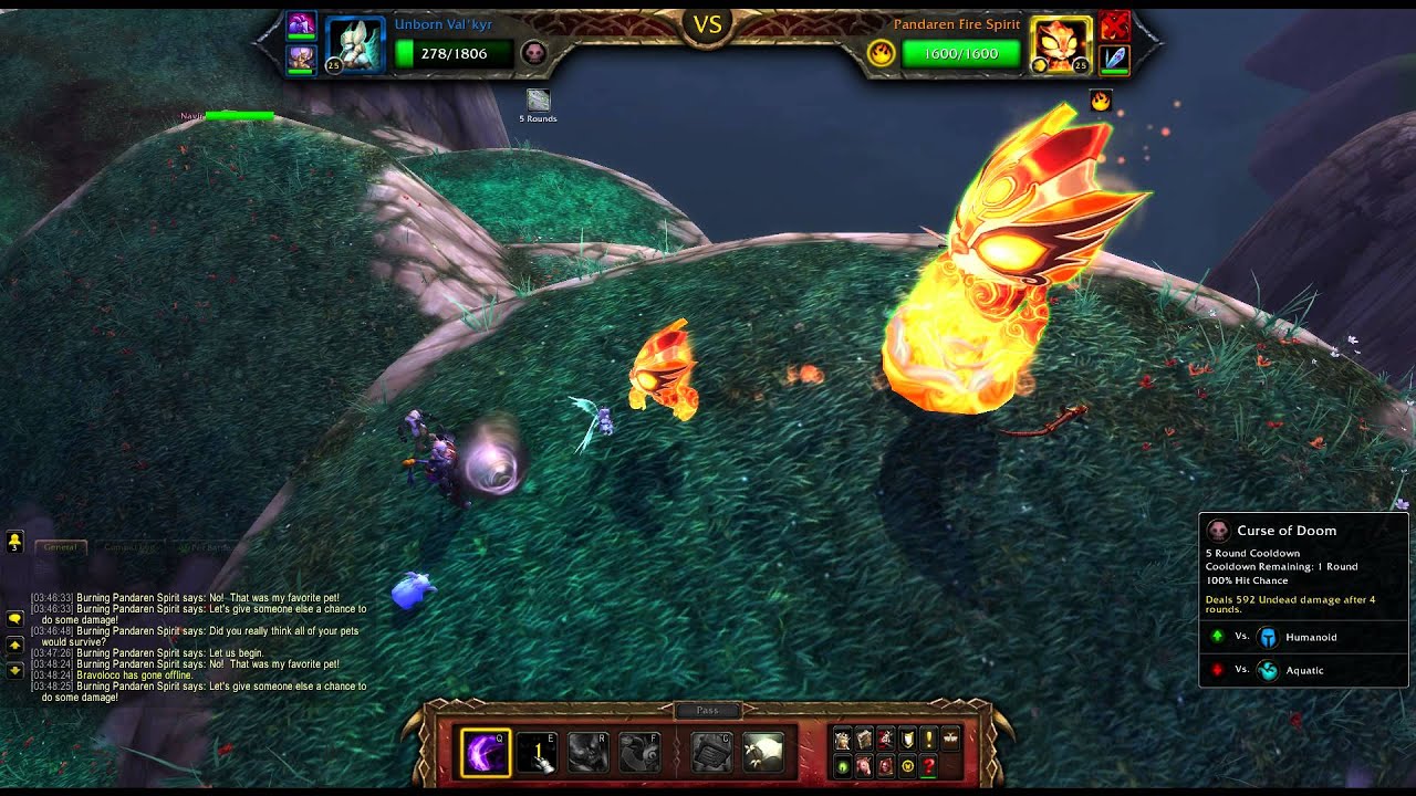 Burning Pandaren Spirit Two Pet Win An Awfully Big Adventure