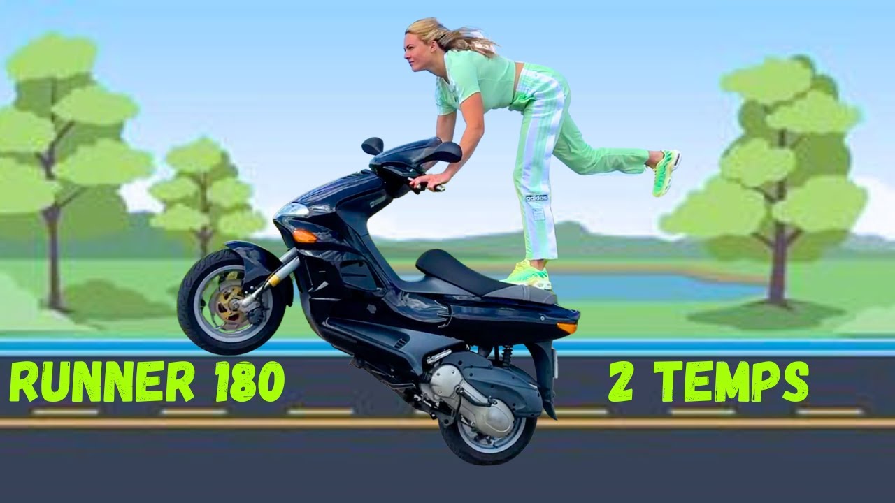 Wheeling avec mon nouveau RUNNER 180 2TEMPS