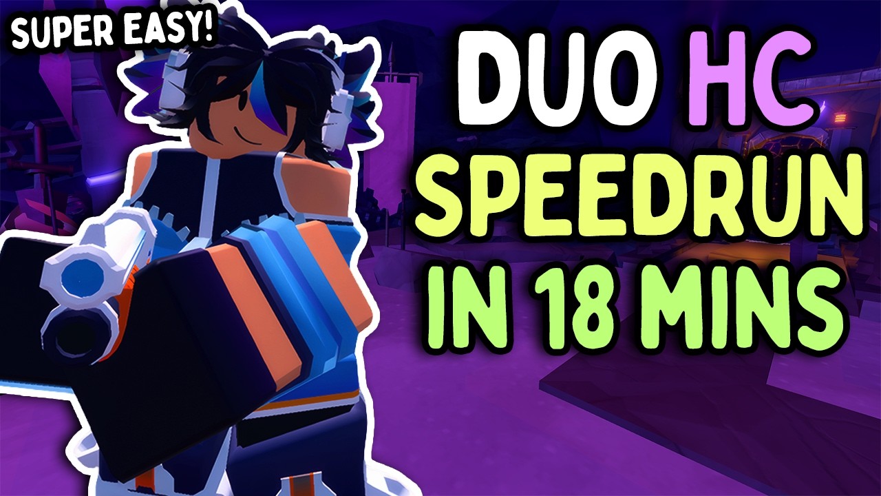 [Easy World Record] Duo Hardcore Speedrun in 18 MINUTES  | TDS Hardcore Rework