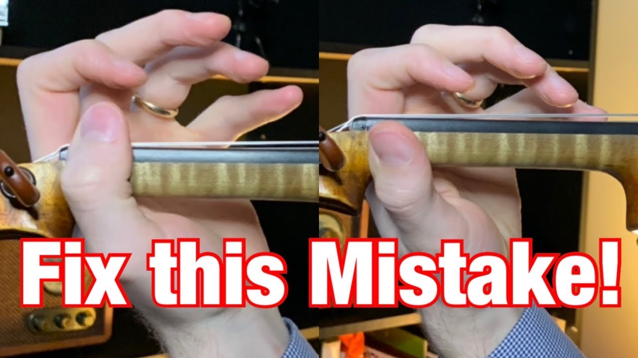 How To Get A Straight Left Wrist On The Violin - [1 EASY TIP]