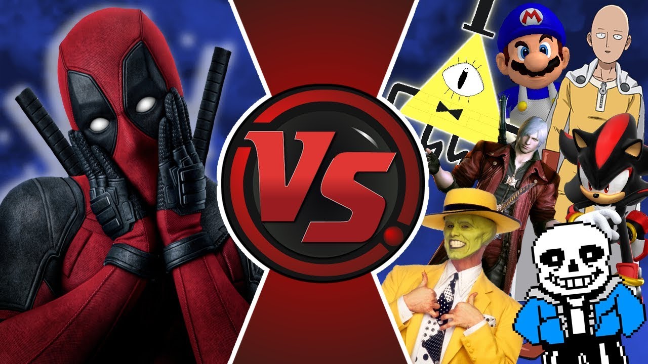 DEADPOOL vs THE WORLD! (Deadpool vs Bill Cipher, Sans, Saitama, Shadow, The Mask, SMG4 & More) Anime