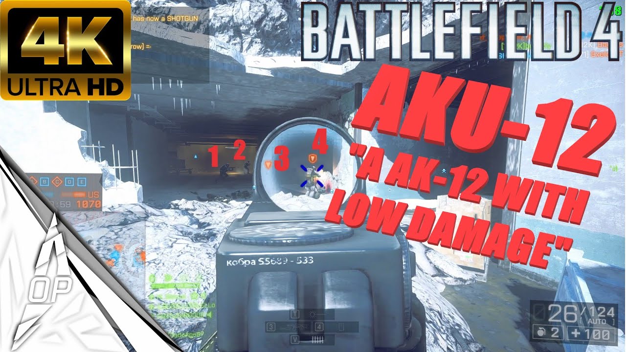 BF4 NO META WEAPONS EP.20 [AKU-12] _ BATTLEFIELD 4 PC GAMEPLAY [4K 60FPS] #4k #bf4 #60fps #aku