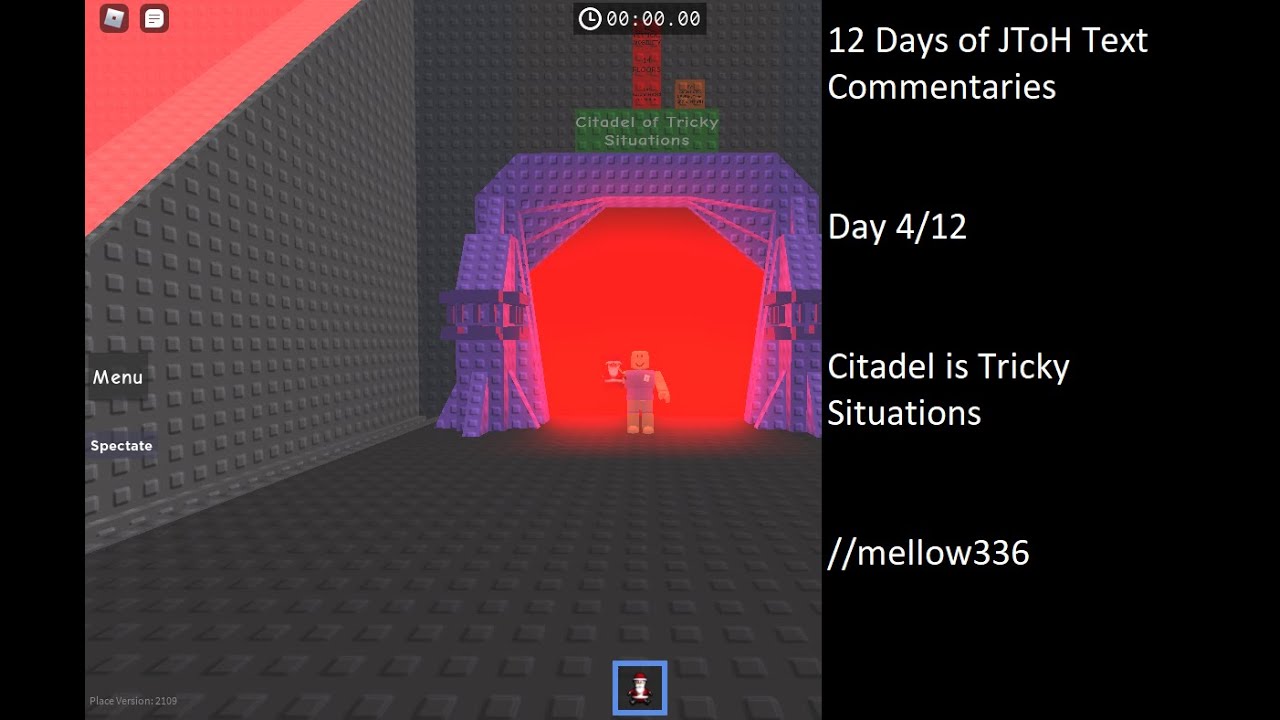 12 Days of JToH Text Commentaries (Day 4/12) - Citadel of Tricky Situations