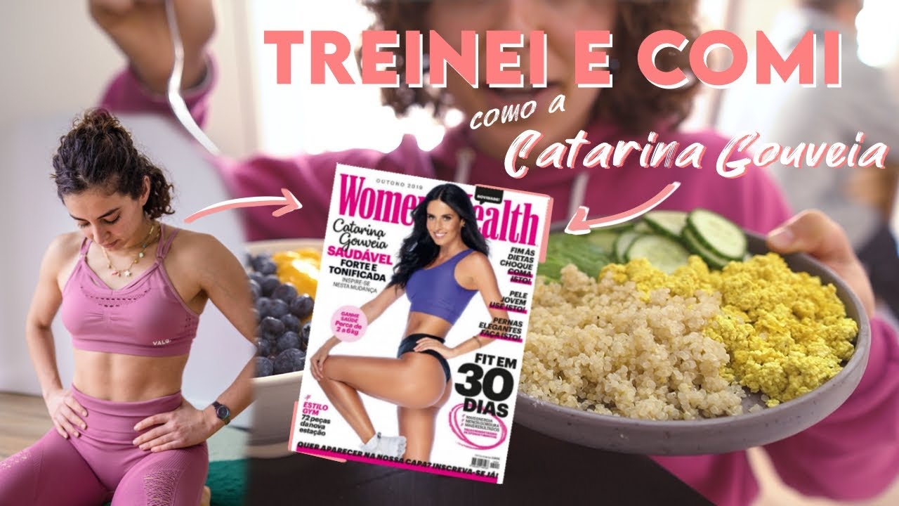 1 DIA COMO A CATARINA GOUVEIA // workout e alimentação
