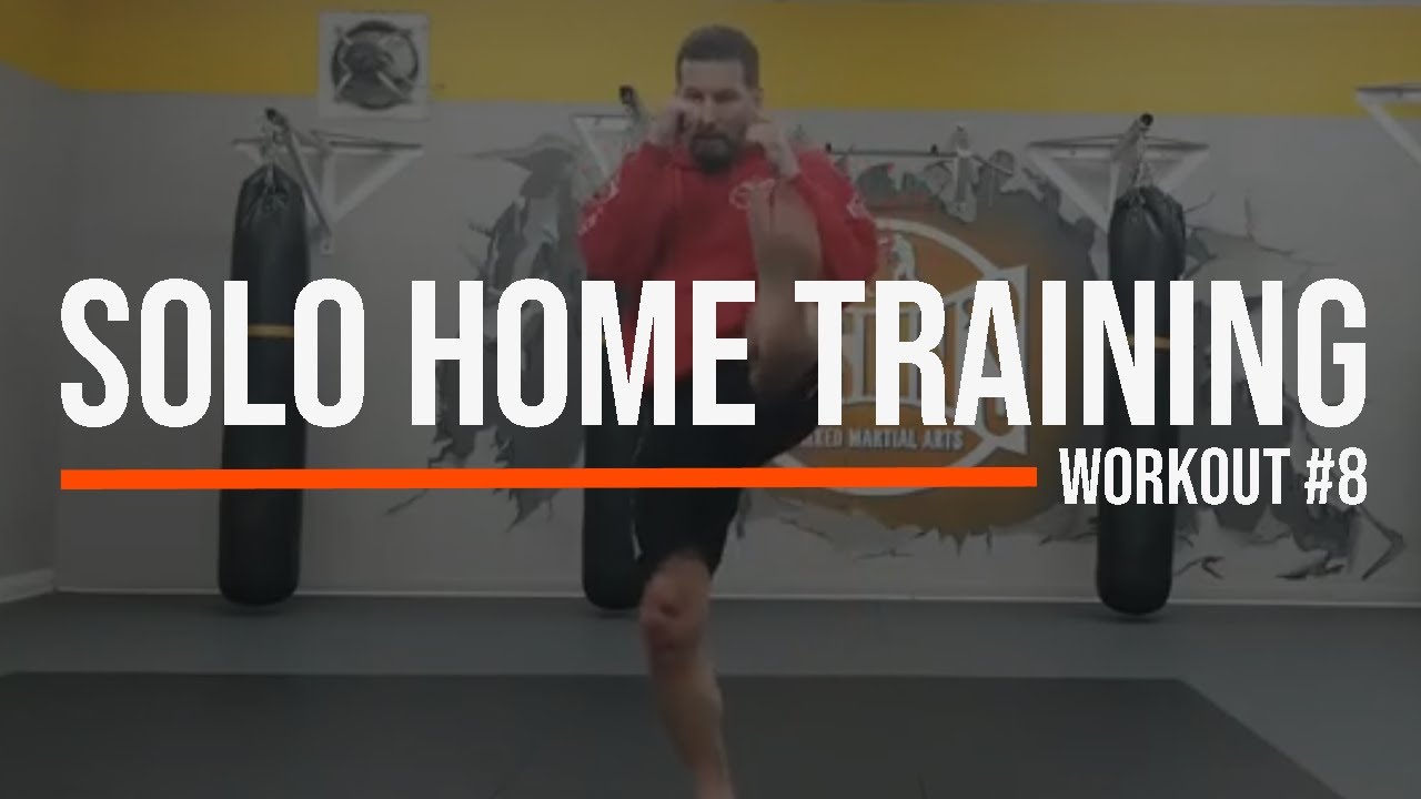 MMA Striking Workout #8 - Beginner (Boxing/Muay Thai) - Train at home!