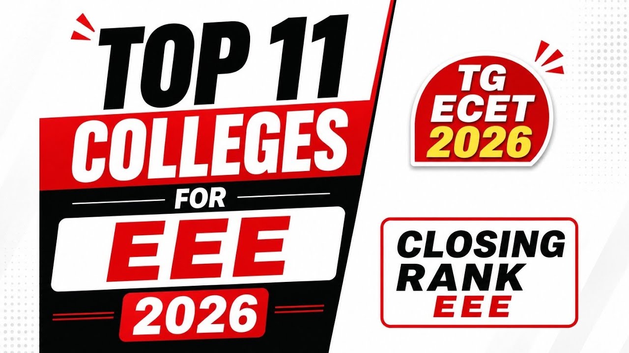 TOP 11 EEE Colleges for TG ECET 2026 | Closing Ranks & placements, Packages 💰 CHECK HERE !!