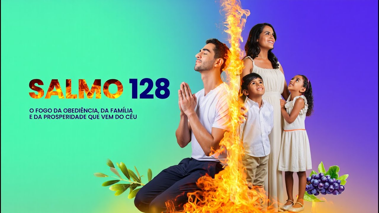 🔥 SALMO 128 O Fogo da Obediência, da Família e da Prosperidade que Vem do Céu