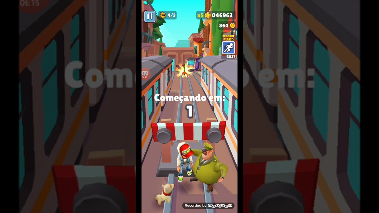 JOGANDO SUBWAY SURFERS 🔥*eu sou muito ruim*