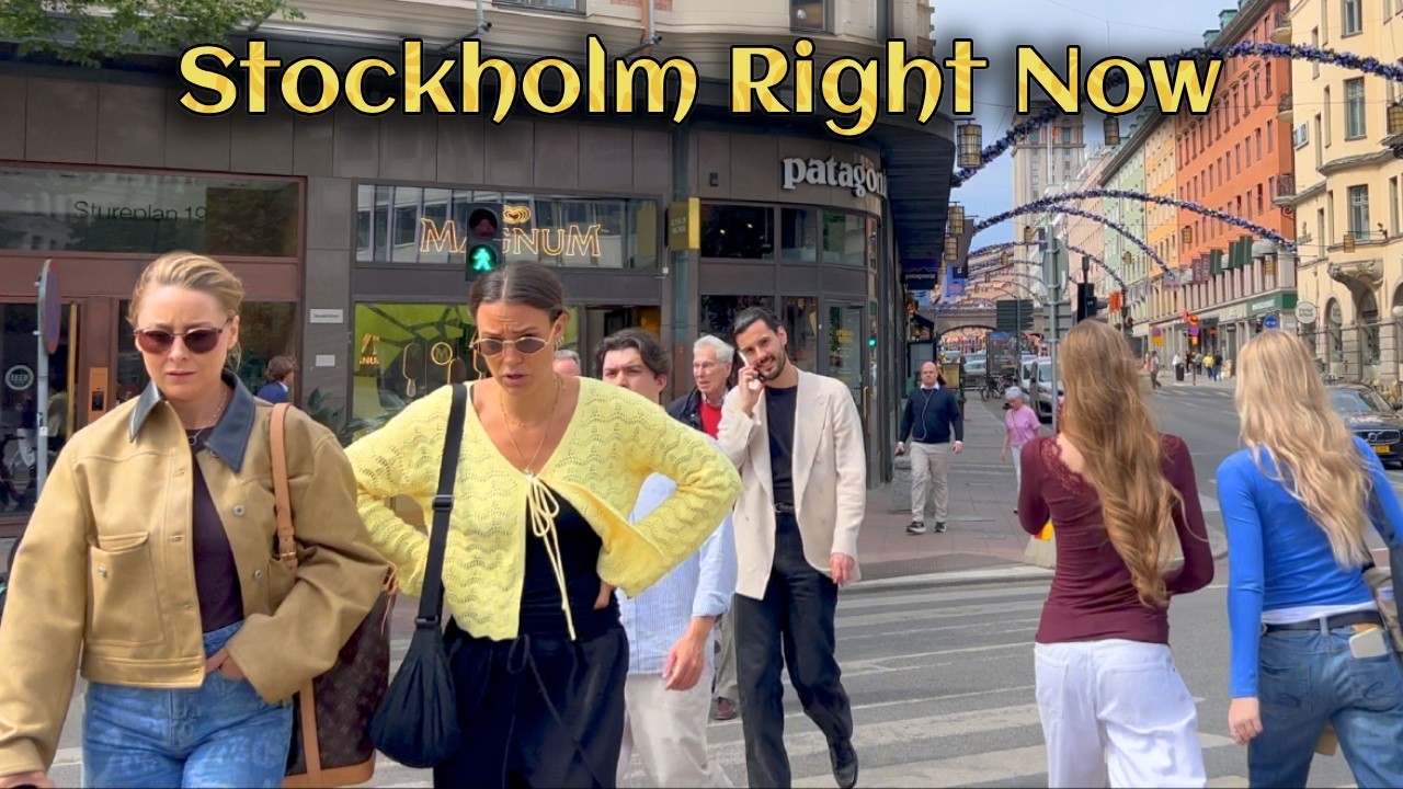 Stockholm Today, June 4 &mdash; City Walk 4K