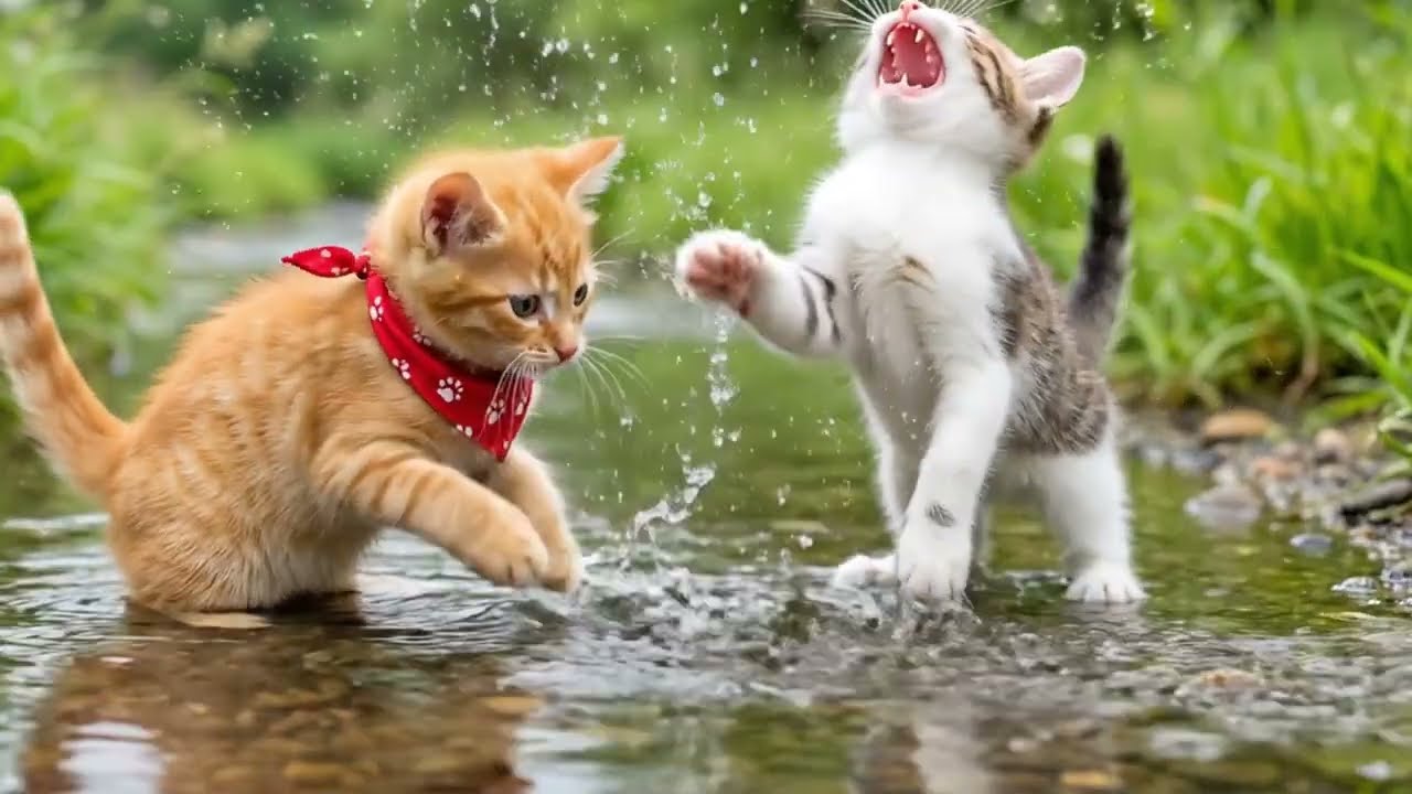 Ginger Kittens Struggle to Make Donuts… Until Grandma Cat Steps In to Save the Day! 🍩😻👵
