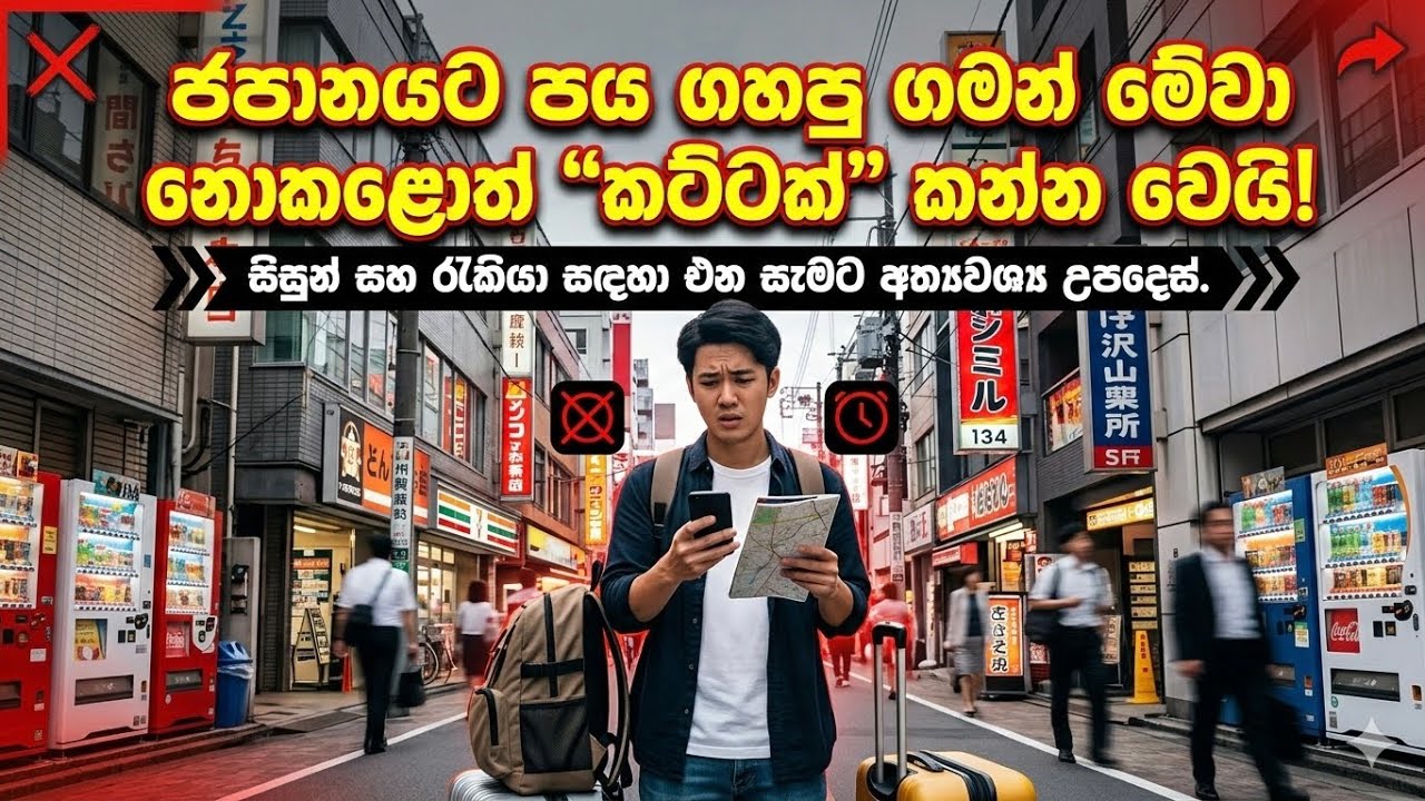 ජපානයට ආව ගමන් මෙදෙවල් නොකොලොත් ඔයත් අමාරුවෙ