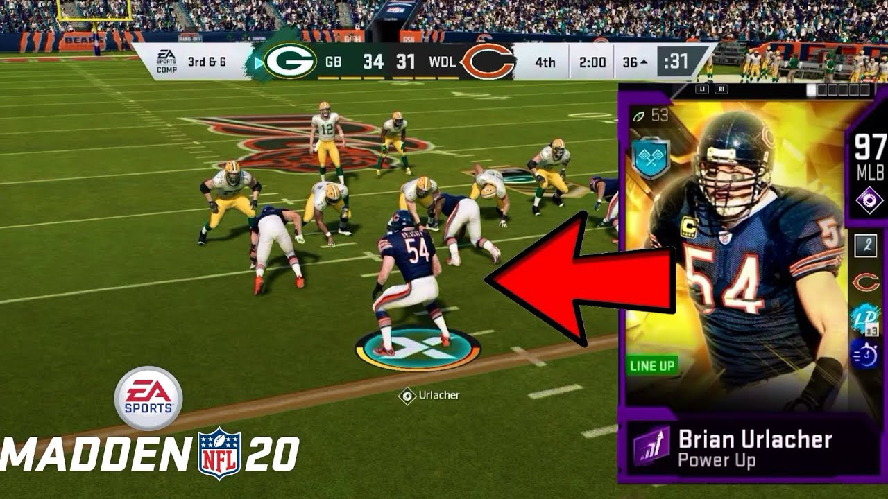 ULTIMATE LEGEND BRIAN URLACHER IS A BEAST! - MADDEN 20 ULTIMATE TEAM