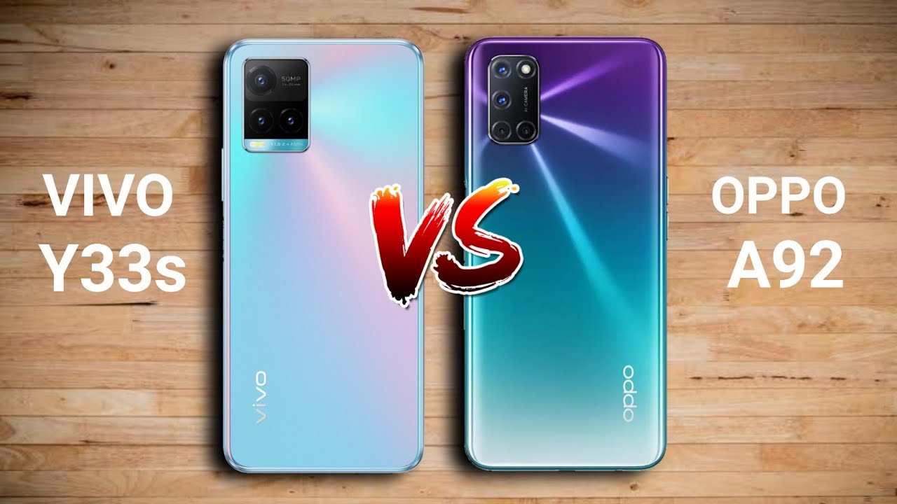 Vivo Y33s vs Oppo A92