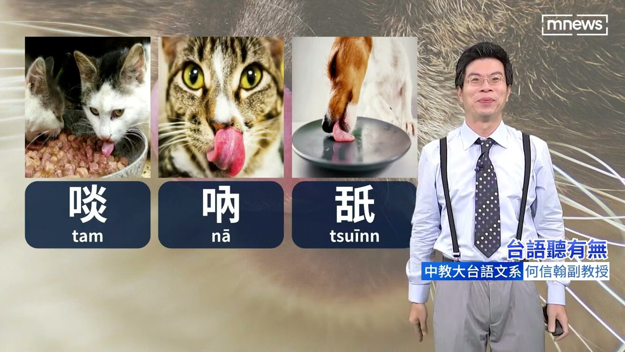 《「口吃」&aacute;n怎講》@鏡電視「台語聽有無？」by何信翰教授