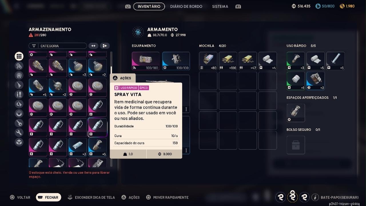 ARC Raiders dropando BP