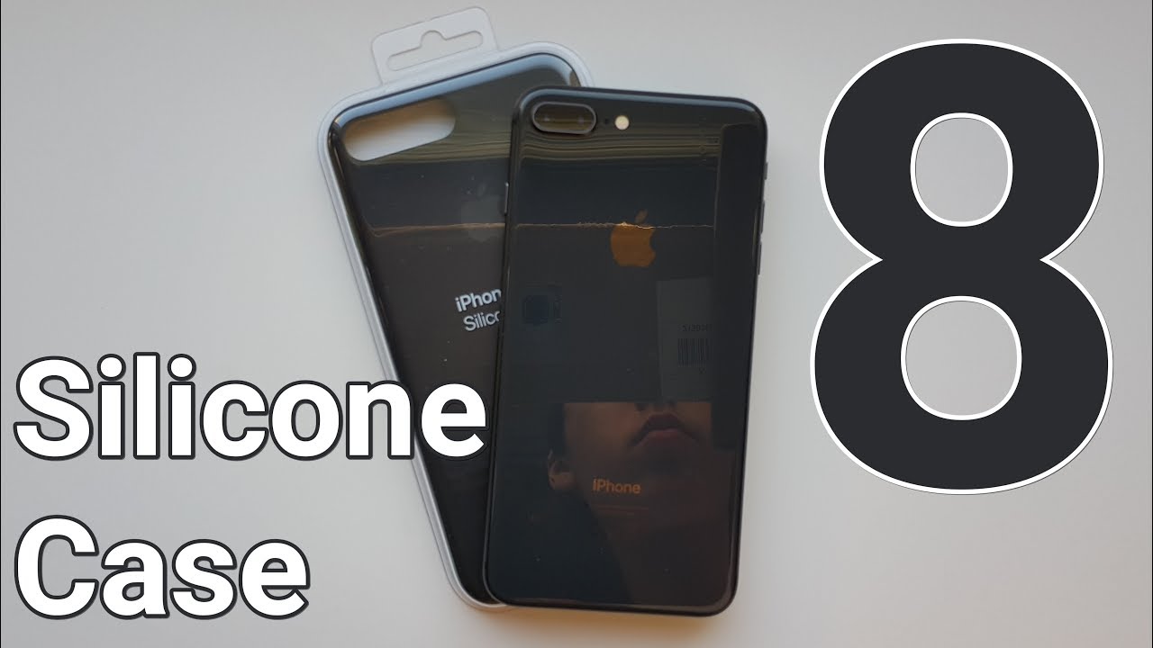 iPhone 8 Plus Silicone Case (Black) Designed by Apple