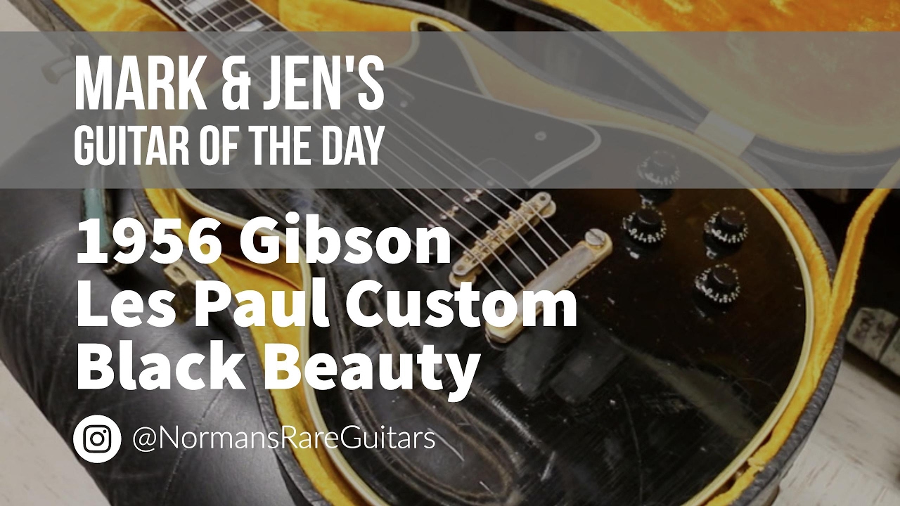1956 Gibson Les Paul Custom Black Beauty | Guitar of the Day
