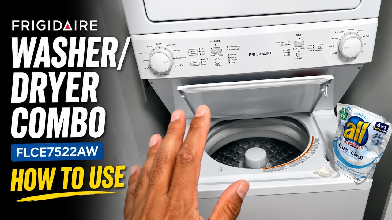 Frigidaire Washer/Dryer Combo - How To Operate
