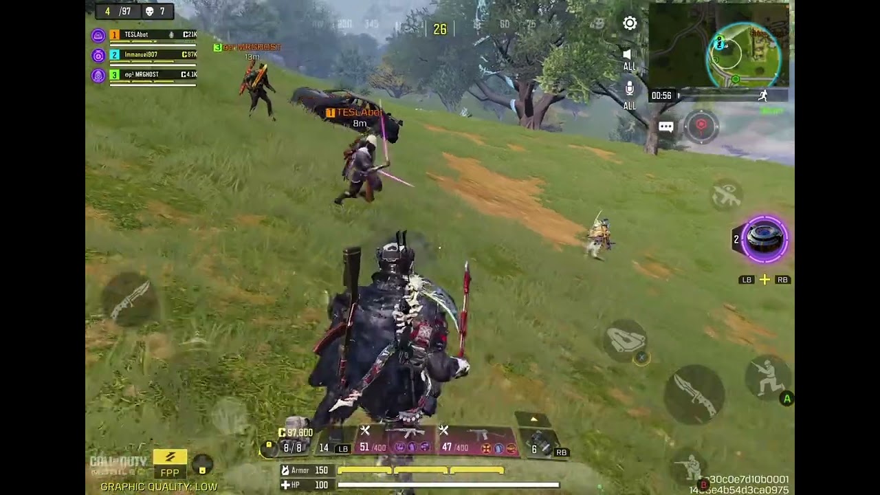 Slaughtered half of the team til we let him do a melee challenge 
