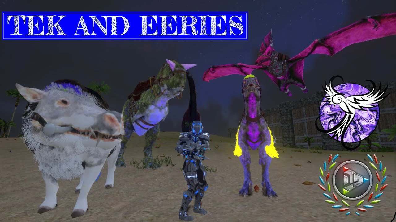 TEK ARMOR AND EERY TAMES | [S1E49] | ARK Survival Evolved Mobile