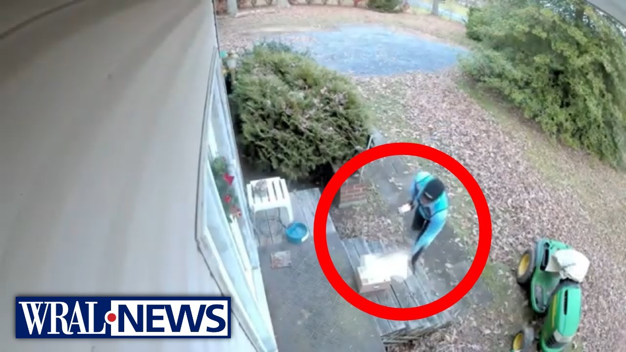 Caught on cam: Amazon driver steals packages
