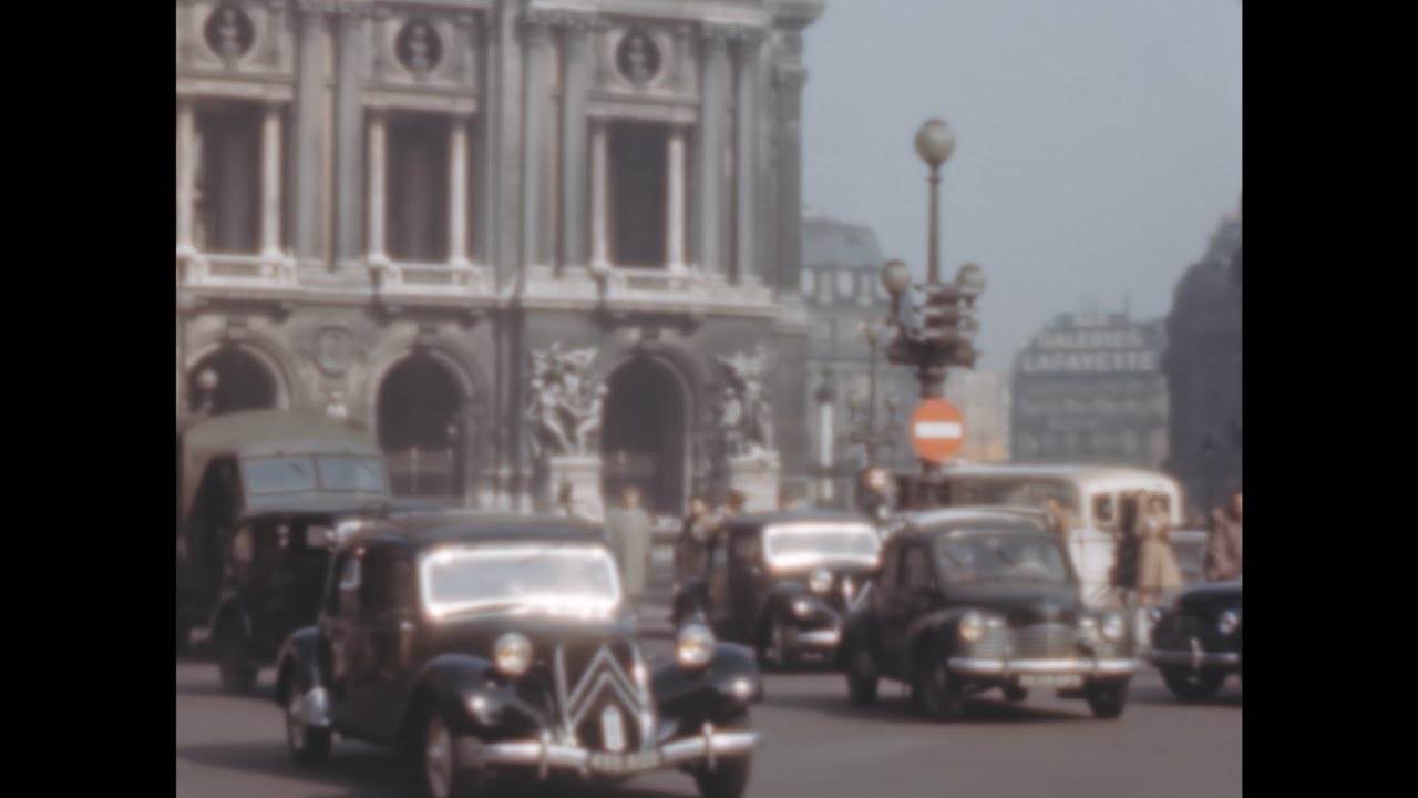 Paris 1950 archive footage