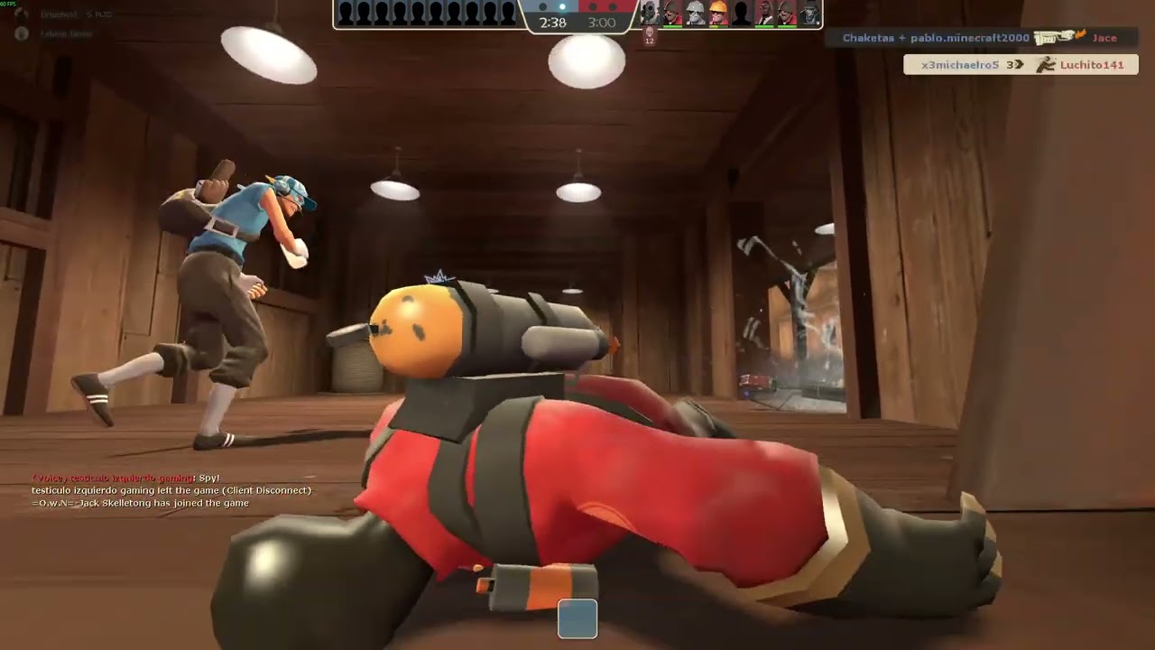 Jugando tf2 un rato con mi socio