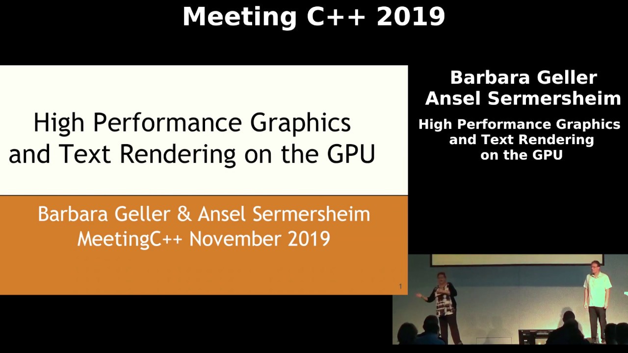 High Performance Graphics and Text Rendering on the GPU -  Barbara Geller & Ansel Sermersheim