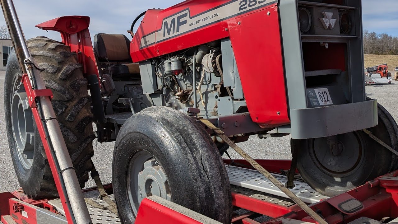 UNLOADING THE TRACTOR IN NEWARK NJ.ONE OF THE THOSE TOUGH STREETS