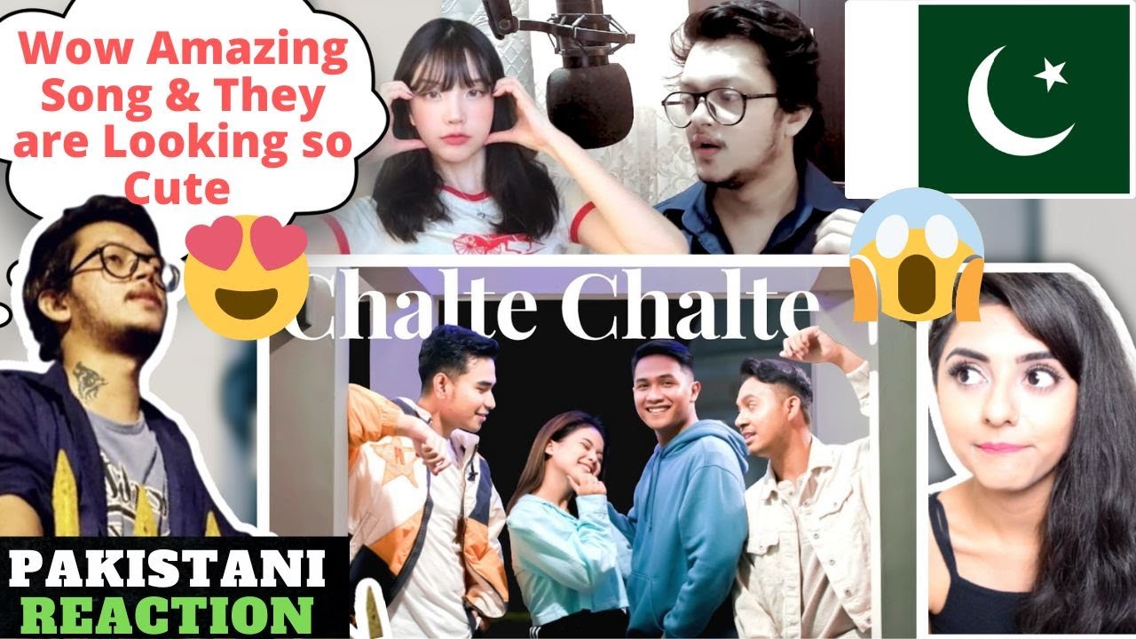 (COVER INDIA) Chalte Chalte - Hari Putra, Putri Isnari, Gunawan, Ridwan | Pakistani Reaction