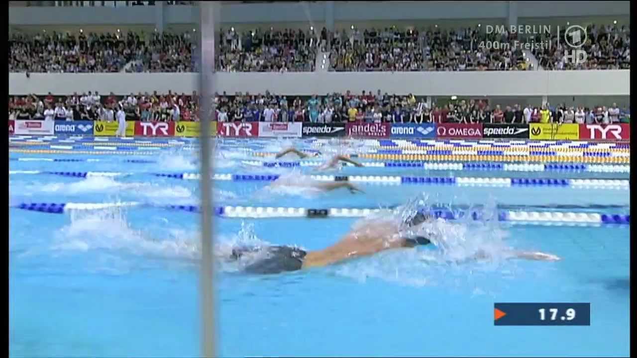 DM 2012 - Finale 400m Freistil der Männer