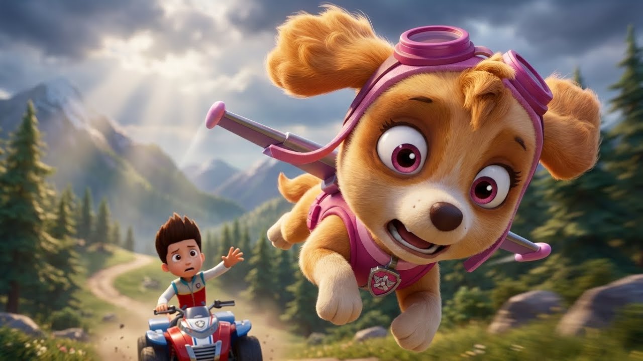 Patrulha Canina: ¡SKYE CAI SEM PARAQUEDAS! 🚁📉 Resgate Aéreo Radical | Patrulha Canina, Ryder, Skye 🐾