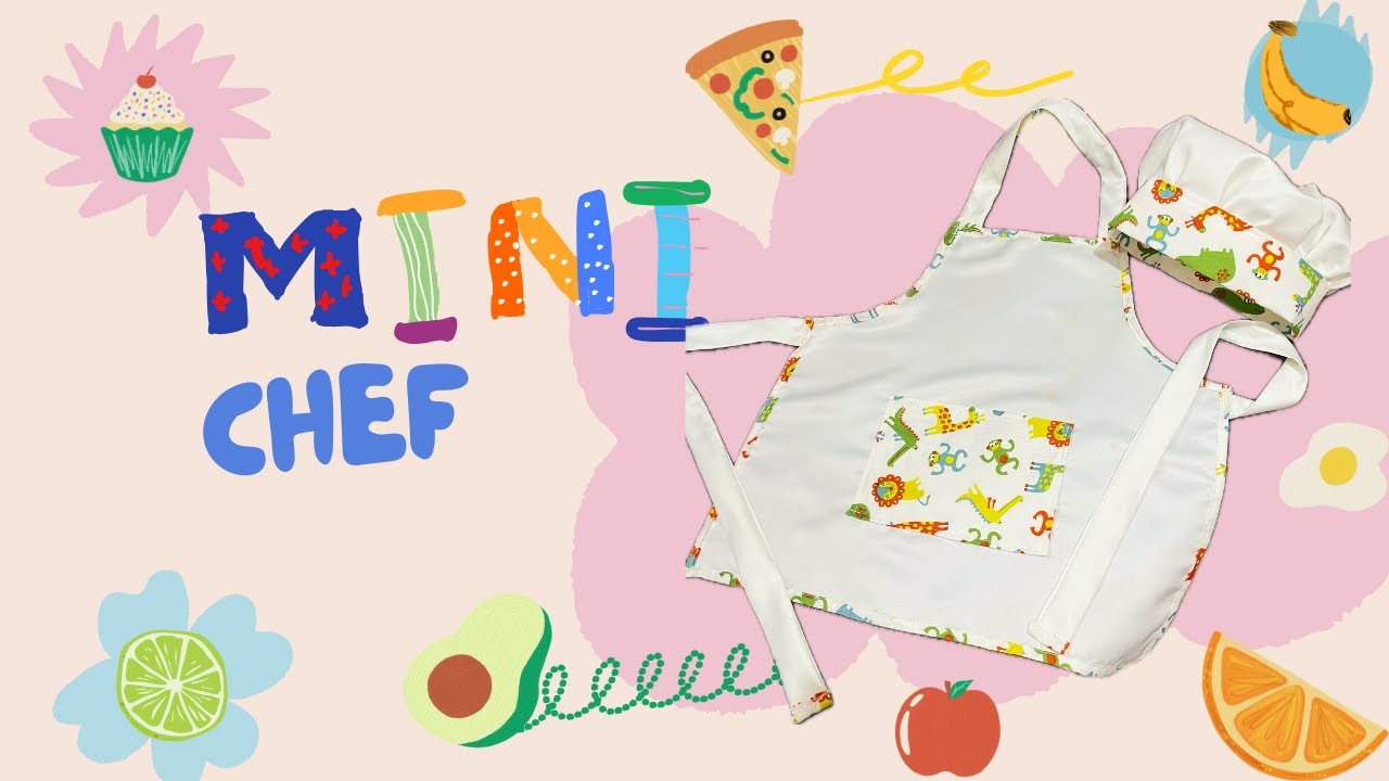 MiNi Chef: Cose un Delantal y Gorro para Niños | Especial Día del Niño