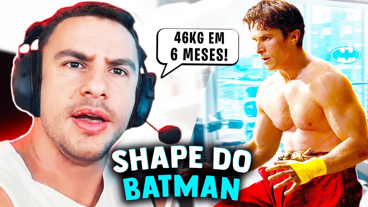 SUPER XANDÃO REAGINDO - CHRIS BALE E A SUA TRANSFORMAÇÃO PARA O BATMAN | SHAPE NATURAL???