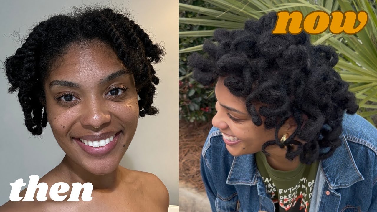 my 1.5 year visual loc journey |two strand twist semi-freeform| NO GEL| thick 3c/4a| thequalityname