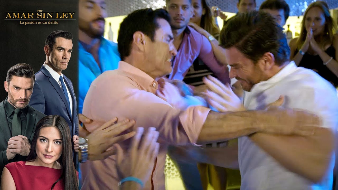 ¡Carlos y Ricardo pelean por Alejandra! | Por amar sin ley - Televisa