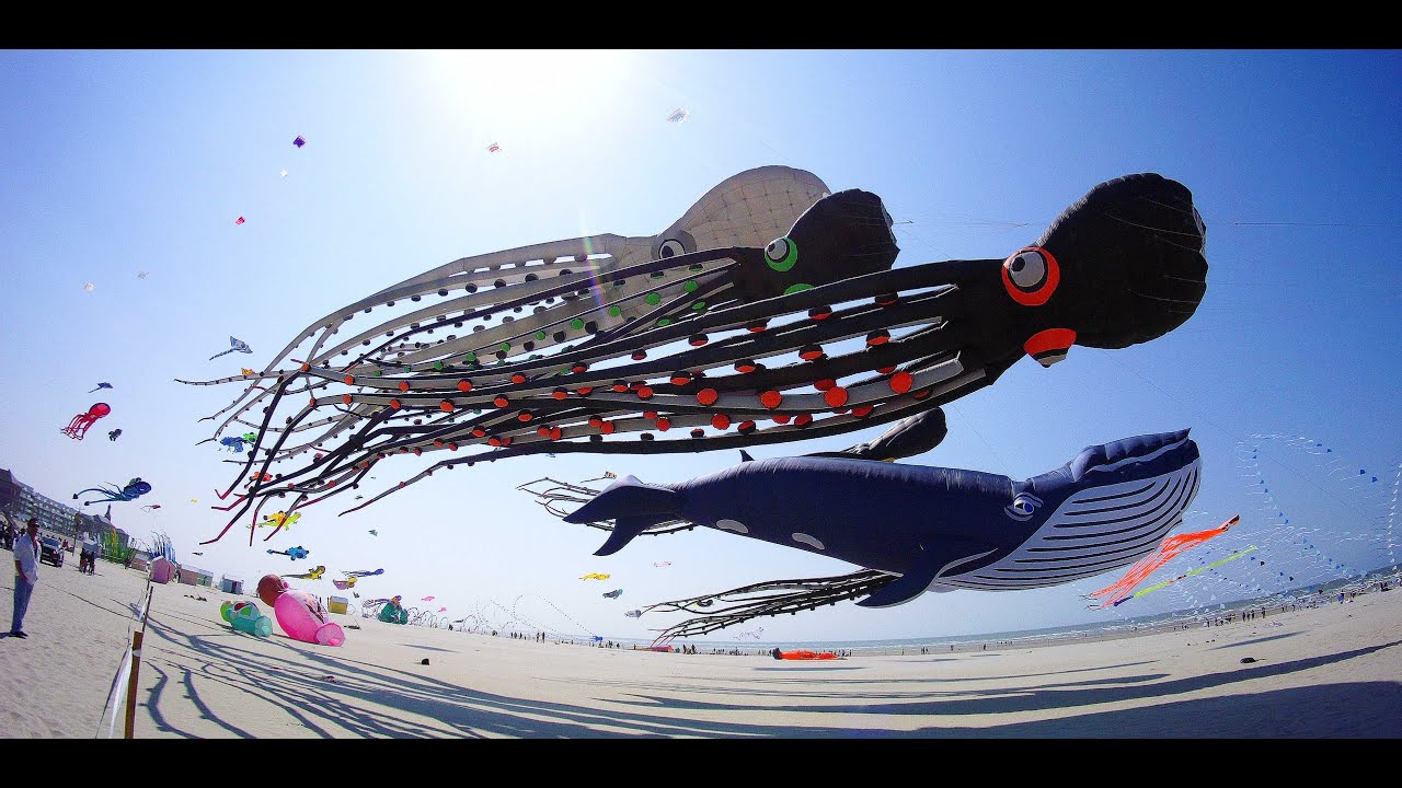 35ème Rencontres Internationales de Cerfs Volants de Berck sur Mer 2022 3ème Partie