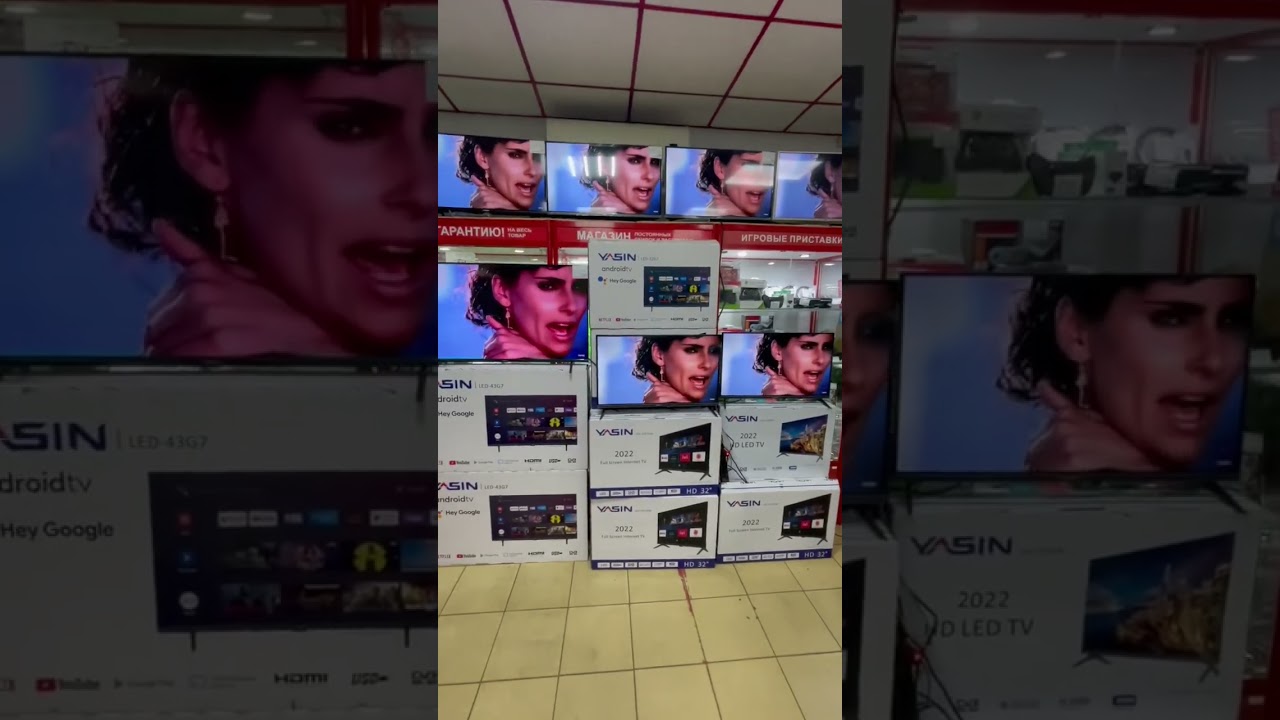 Новые ТВ YASIN 2022 по самым низким ценам в городе!