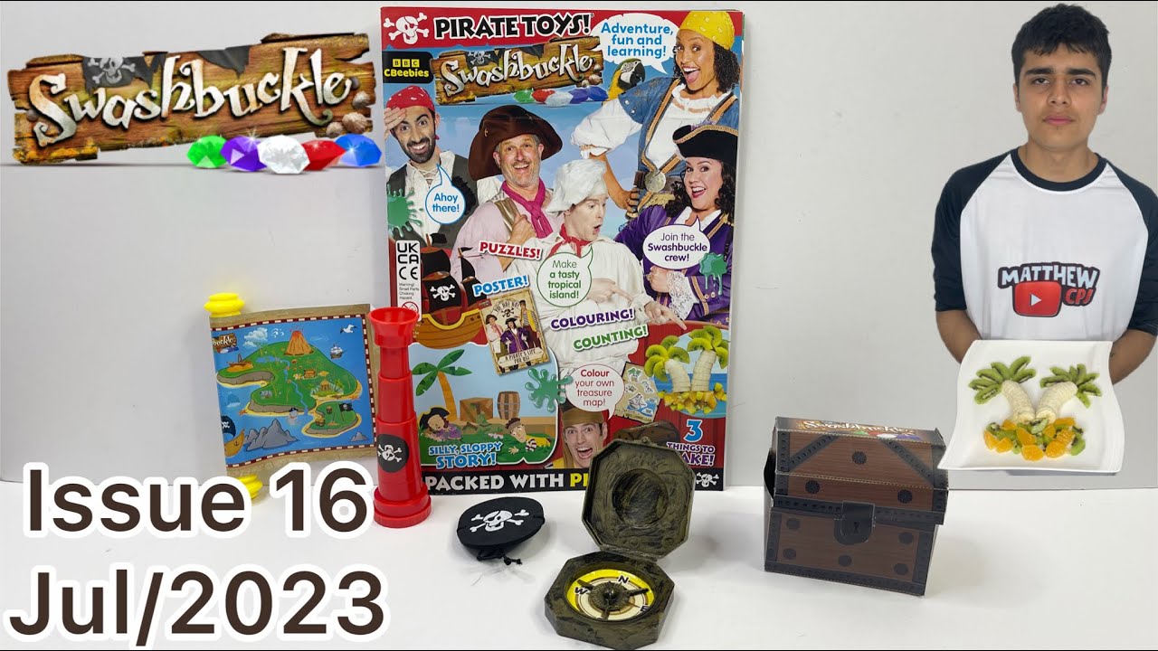 Swashbuckle magazine, issue 16, Jul/2023, with pirate set 🏴‍☠️🏴‍☠️🏴‍☠️