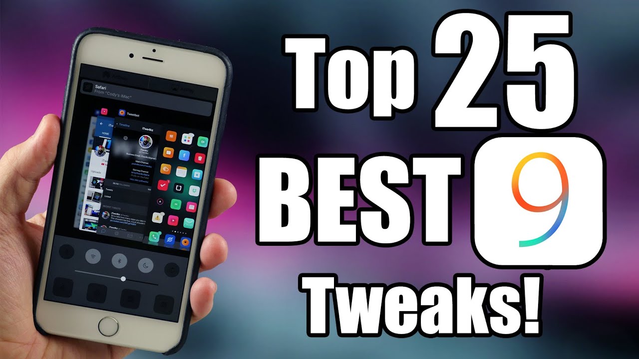 Top 25 Best Cydia Tweaks for iOS 9 - 9.0.2!