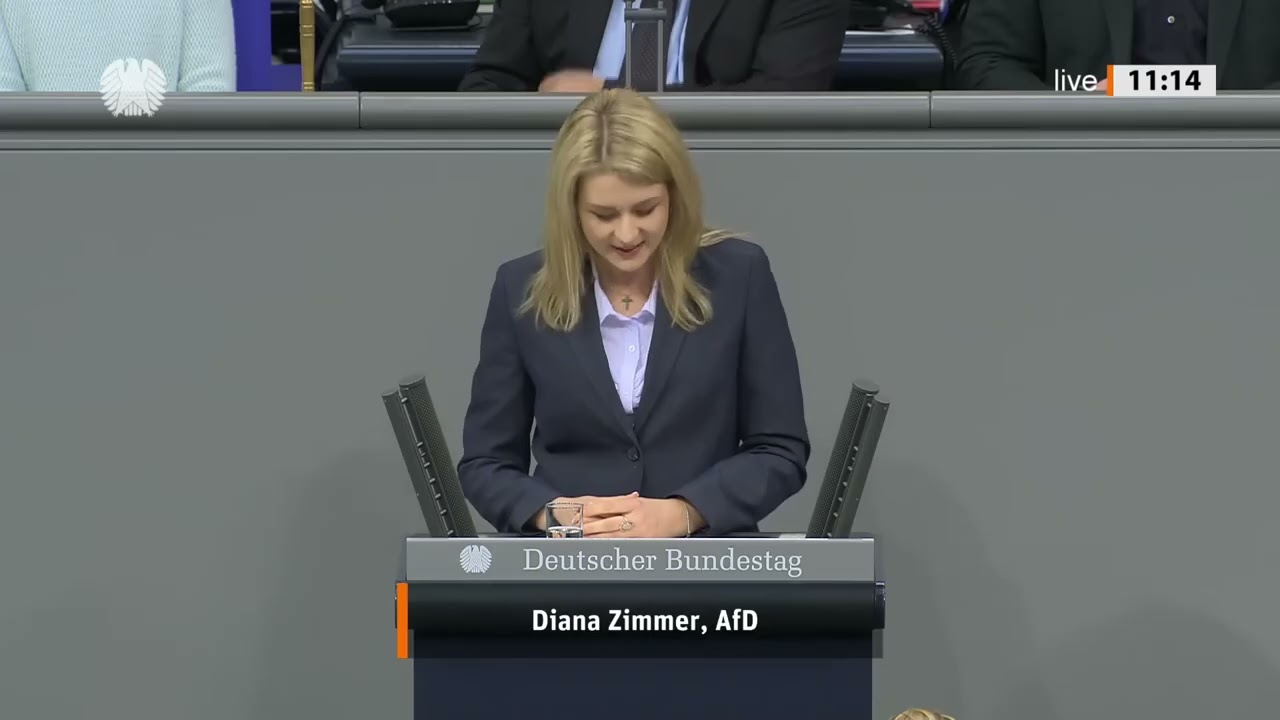 „Der Staat will Ihr Geld!“ – Diana Zimmer mit Generalabrechnung im Bundestag