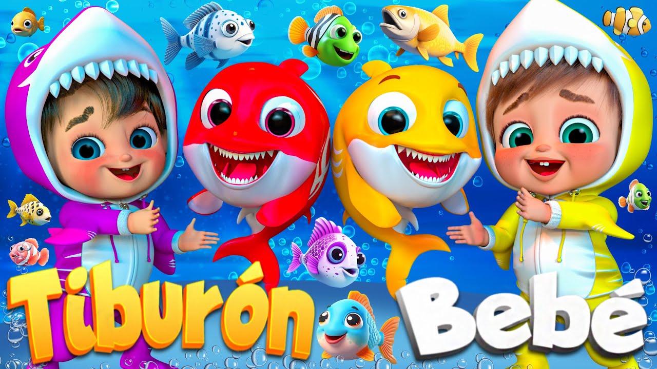 El Sonriente Bebé Tiburón | canciones infantiles y rimas infantiles  @SuperLucaEspanol