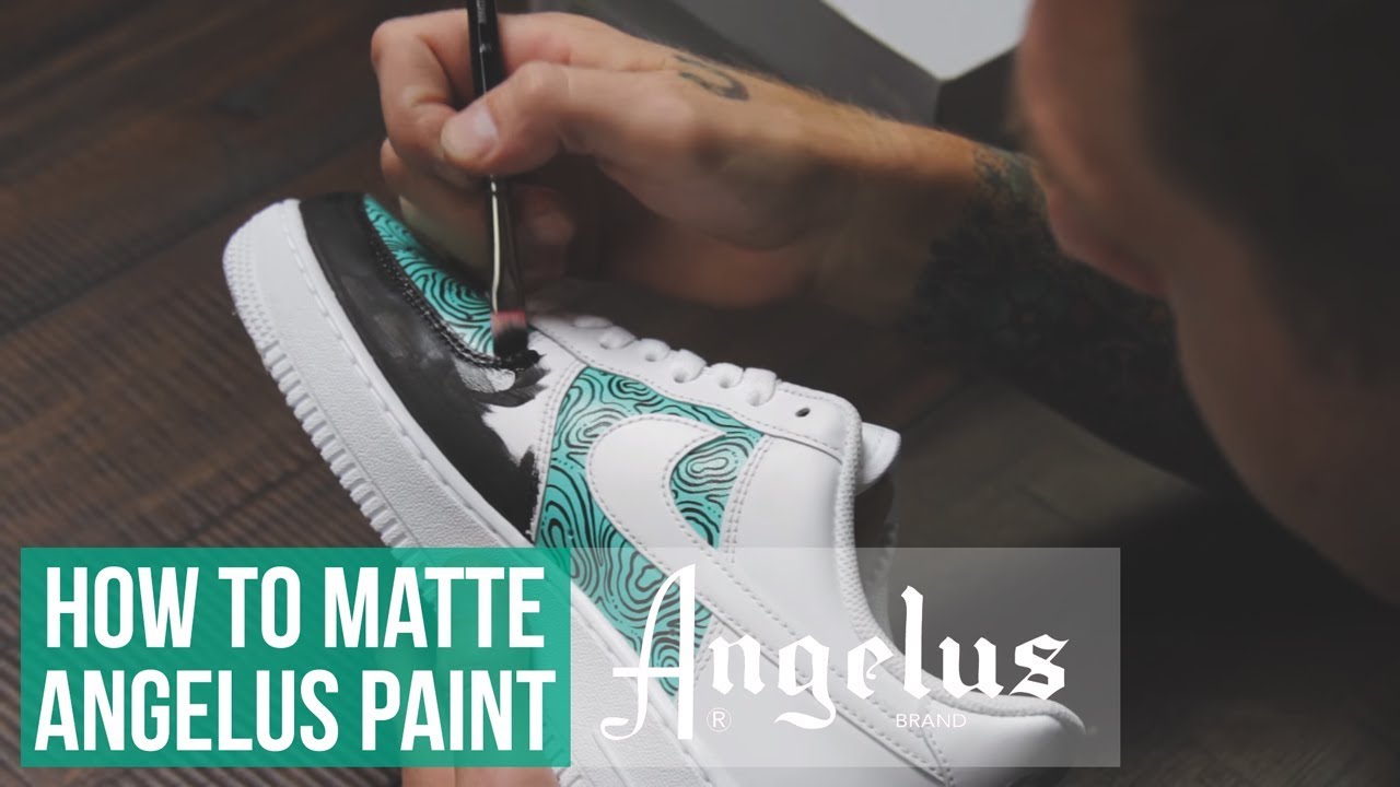 Кастомные кроссовки Nike Air Force 1 | Как нанести матовую краску Angelus