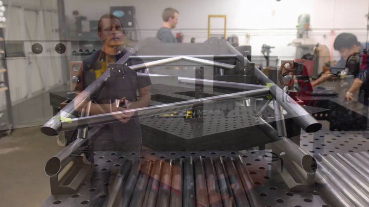 Fixturing the USC Solar Car Chassis on the Siegmund Welding Table