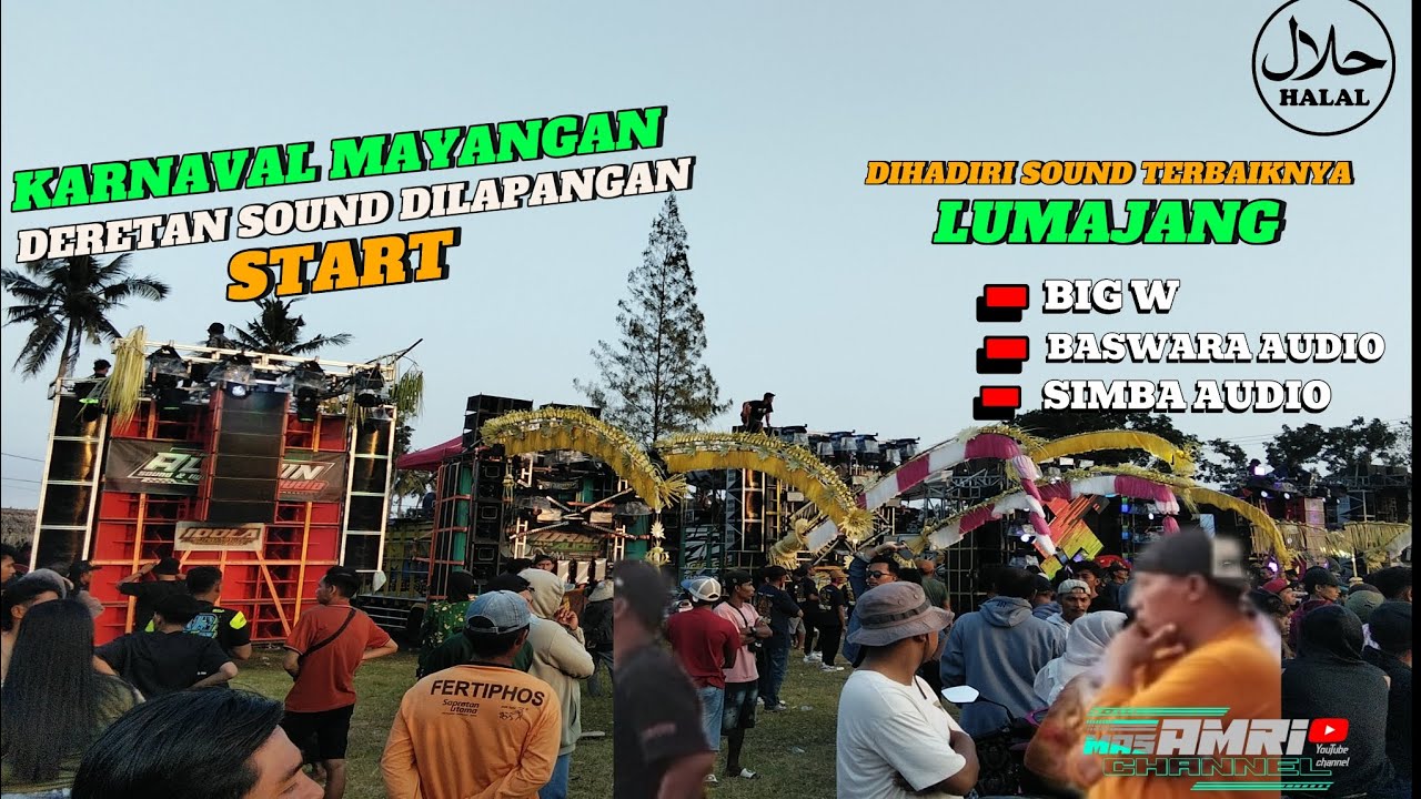 PERDANA KARNAVAL MAYANGAN‼️BIG W,BASWARA,SIMBA AUDIO SOUND TERBAIKNYA LUMAJANG😱