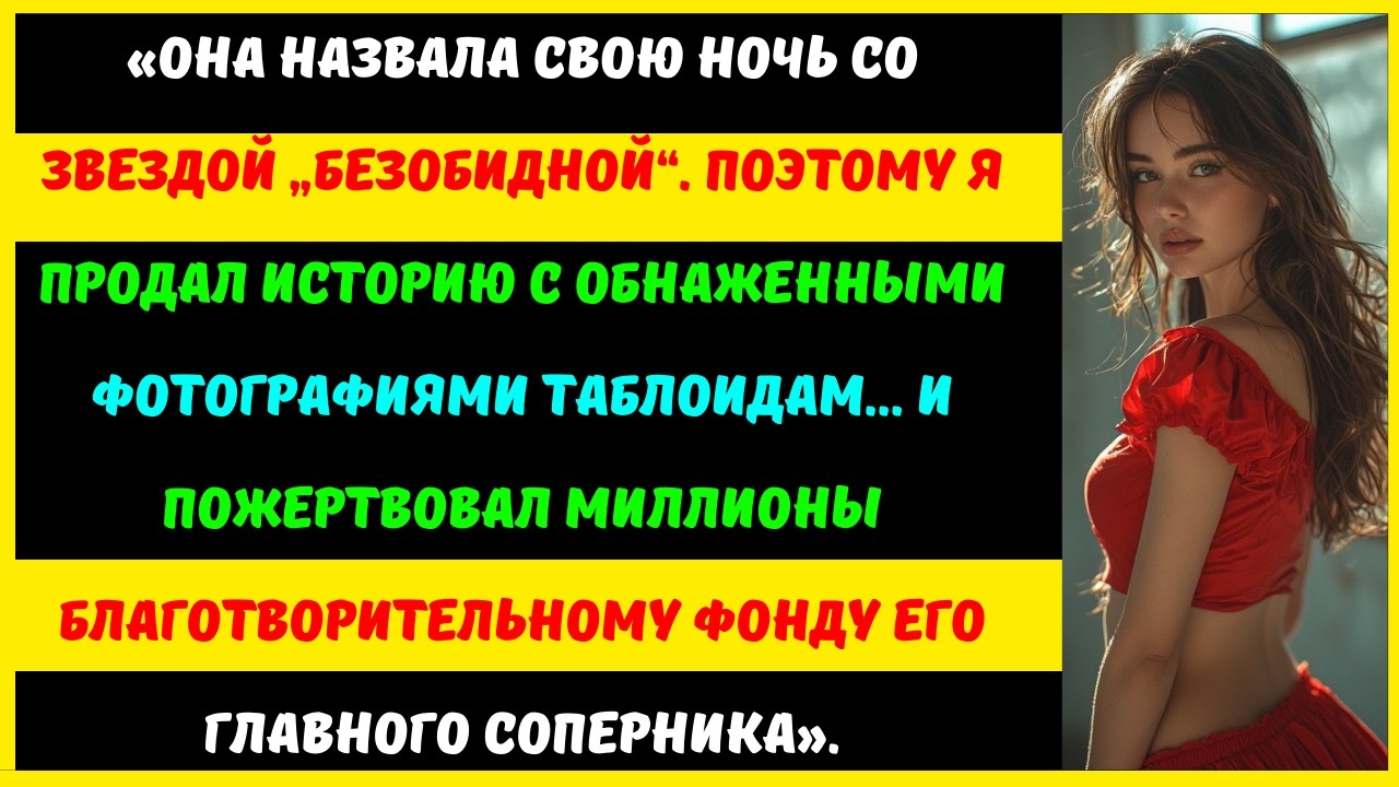 Моя неверная жена утверждала, что одна ночь со знаменитостью не повредит нашим отношениям...