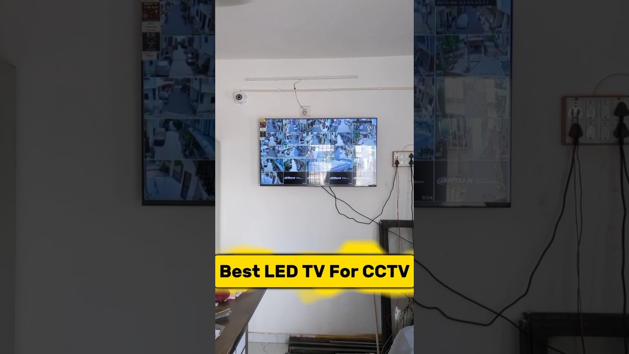 Best LED TV For CCTV Cameras 📺 #shorts #youtubeshorts #ledtv