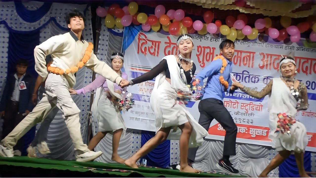 Man Lagena Ab bin tohar New Tharu Dance Video Bikashsil Kala kendra sukhad 4K
